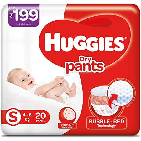 Huggies Dry Pants S 4-8kg 20 Pants